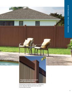 Rothbury Vinyl Picket Fence - Straight - A Vinyl Fence Co - Vinyl Fence ...