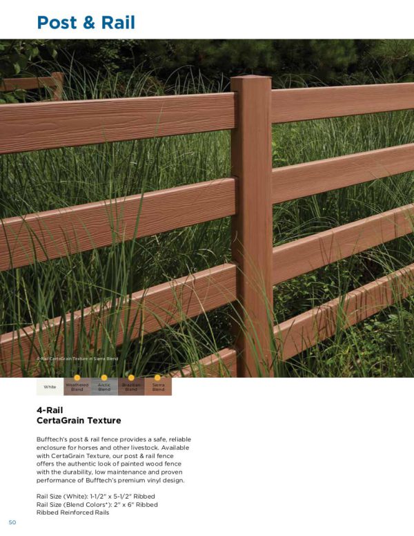 3 Rail Horse Pasture Fence
