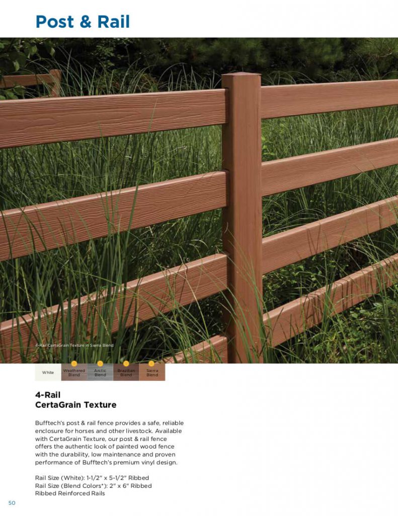 4 Rail Horse Fence Tuff Stuff A Vinyl Fence Vinyl Fence Privacy