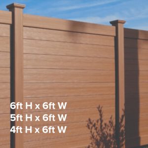 Brookline Certagrain® Privacy Fence