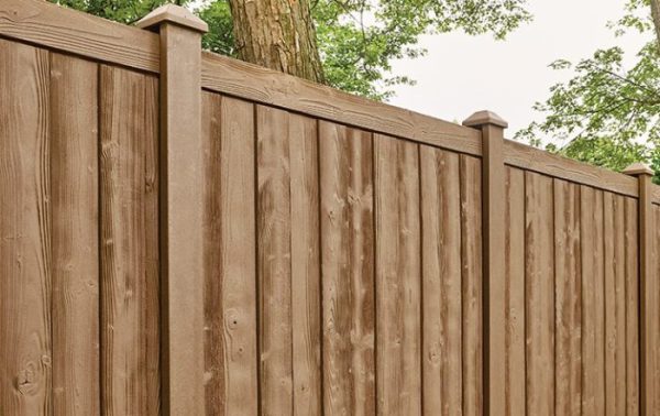 Sherwood (6ft) Vinyl Privacy Fence Brown