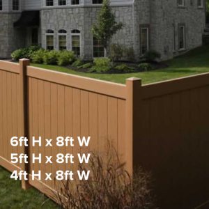 Chesterfield Certagrain® Privacy Fence