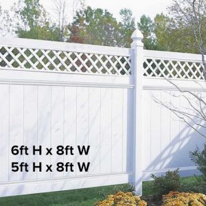 Chesterfield Privacy Fence – Lattice