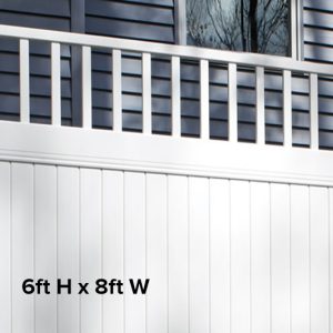 Lexington Vinyl Privacy Fence – Victorian - Shop Avinylfence.com