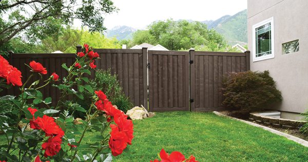 Sherwood (6ft) Vinyl Privacy Fence Brown