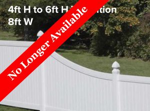 Chesterfield Swoop Privacy Fence