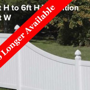 Chesterfield Swoop Privacy Fence