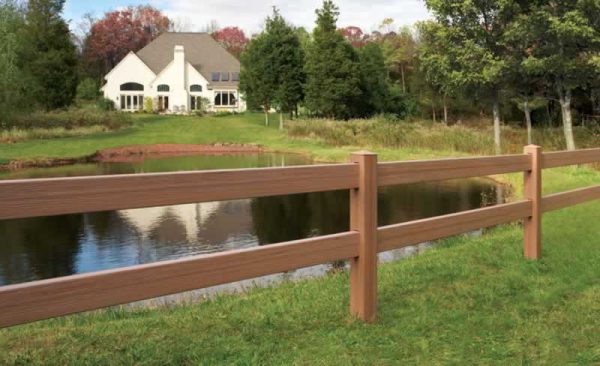 2 Rail Horse Fence - Shop 2 Rail Horse Fencing at Wholesale Prices. These Bufftech Timber Grain - Certa Blend Vinyl fences last a lifetime. Pasture and Rail Fencing Best Prices.