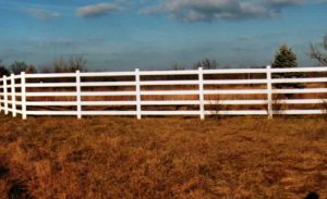 5 Rail Horse Fence - Tuff Stuff