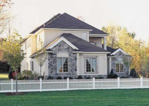 Manchester Vinyl Picket Fence - Straight