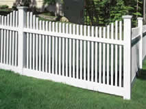 Privacy Fencing White Classic