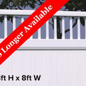 Galveston Privacy Fence - Victorian