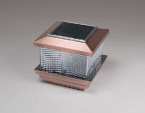 Copper Solar Post Caps