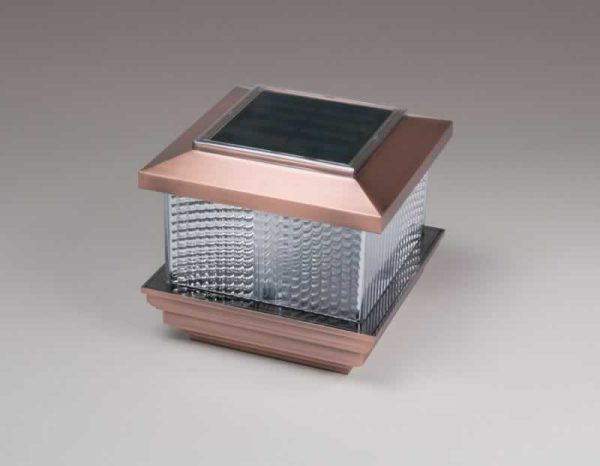 Copper Solar Post Caps