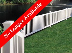 Princeton Vinyl Pool Fence