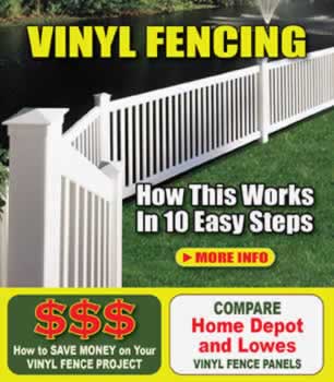 Vinyl Fencing Compare Home Depot Lowes Vinyl Fencing
