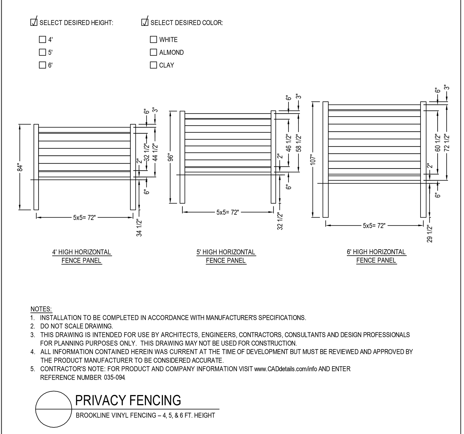 Brookline Privacy Fence