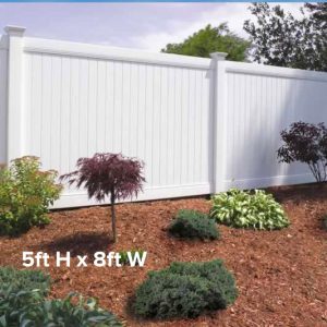 Lexington Vinyl Privacy Fencing 5 ft. H X 8 ft. W